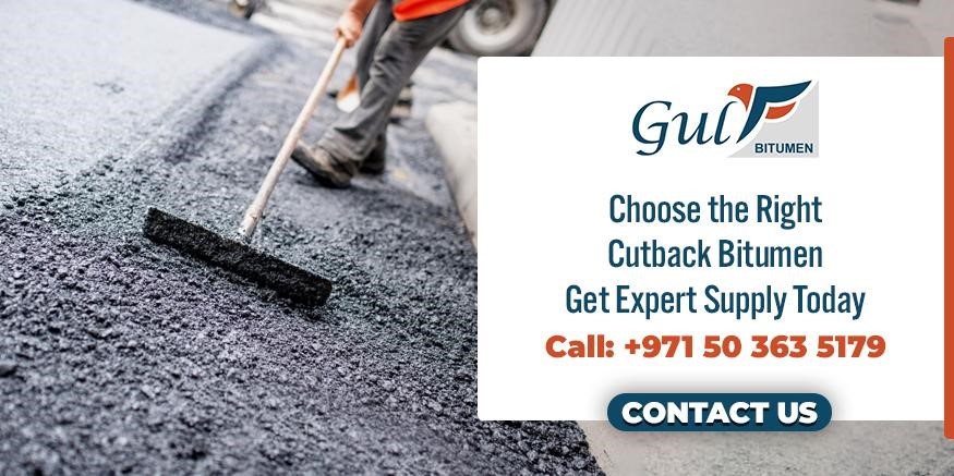 Contact us to help you expertly choose the right cutback bitumen in UAE