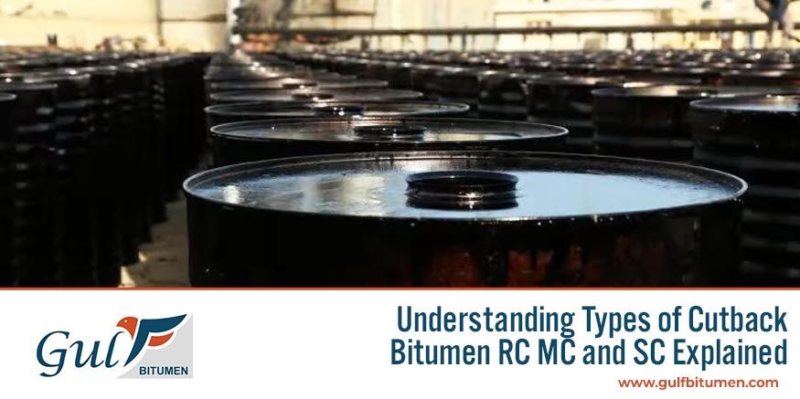 Understand about the types of cutback bitumen in UAE