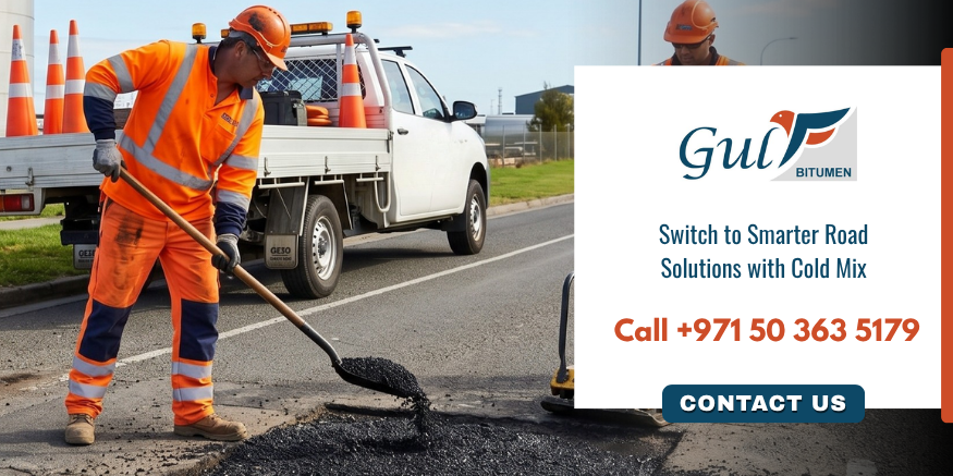 Contact Gulf Bitumen for reliable cold mix bitumen emulsion and road construction solutions for infrastructure projects