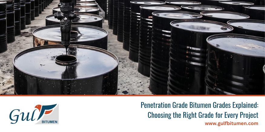 Penetration grade bitumen grades explained for road construction and infrastructure projects with durable pavement performance