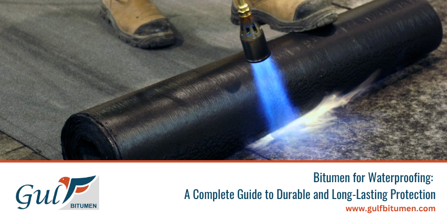 Bitumen for waterproofing residential and commercial buildings