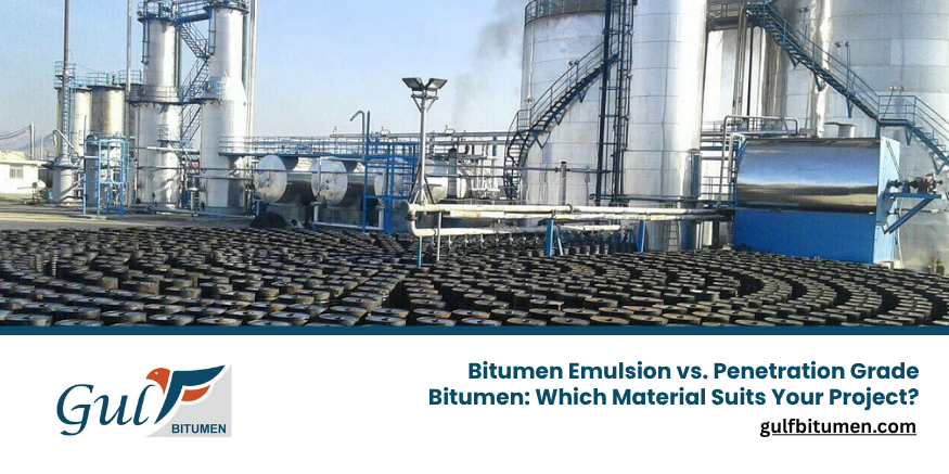 Gulf Bitumen provides penetration bitumen and cold mix bitumen for your project